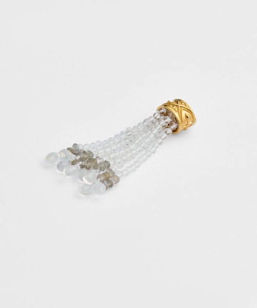 agete（アガット） チャーム ゴールドマルチストーンチャーム