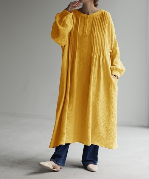 HUG.U（ハグユー） ワンピース 「わたあめ。」ダブルガーゼワンピース