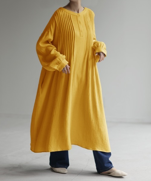 HUG.U（ハグユー） ワンピース 「わたあめ。」ダブルガーゼワンピース