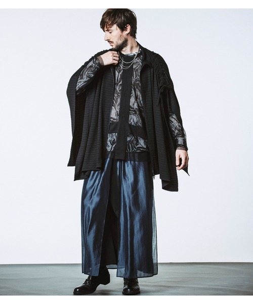 NO ID.（ノーアイディー） tシャツ 「NO ID.」Inverted Cross Mesh