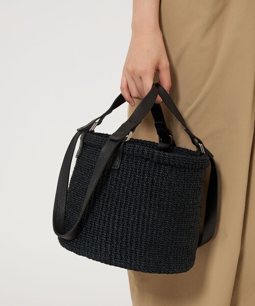 Bucket Baggage 黒 かごバッグ　Sサイズ セール】 Bucket Baggage Basket Small バッグ （かごバッグ