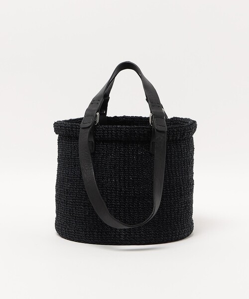 Bucket Baggage 黒 かごバッグ　Sサイズ セール】 Bucket Baggage H&S Basket Medium バッグ （かご