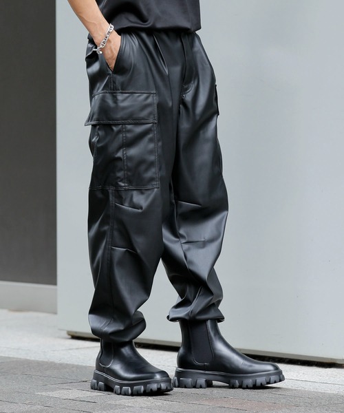 「ADMIX/ATELIER SAB MEN」 カーゴパンツ L ブラック メンズ_画像3