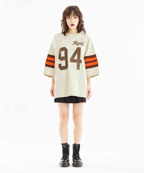 「X-girl」 スウェットカットソー S ホワイト レディース X-girl 「X-girl」 スウェットカットソー S ホワイト レディース