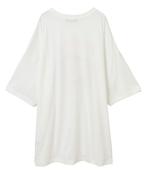 【未使用新品】CANDY SWEETIE BIG BIG Tシャツ ホワイト Candy Stripper tシャツ CANDY SWEETIE BIG Tシャツ レディース