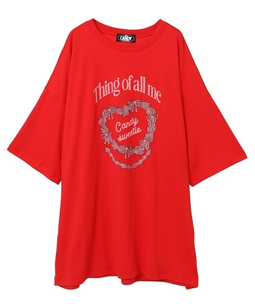 Candy Stripper tシャツ CANDY SWEETIE BIG Tシャツ レディース