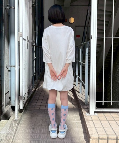 【未使用新品】CANDY SWEETIE BIG BIG Tシャツ ホワイト Candy Stripper tシャツ CANDY SWEETIE BIG Tシャツ レディース