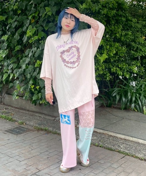 Candy Stripper tシャツ CANDY SWEETIE BIG Tシャツ レディース