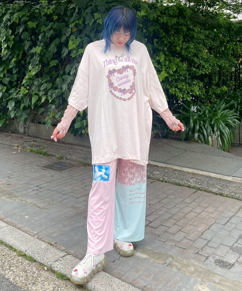 Candy Stripper tシャツ CANDY SWEETIE BIG Tシャツ レディース