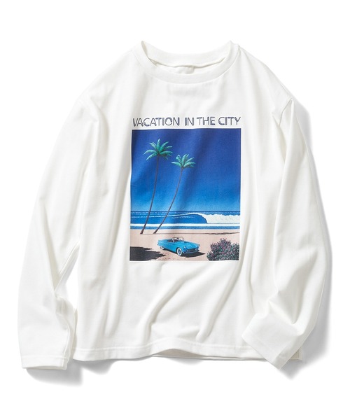 IEDIT tシャツ IEDIT 永井博さんコラボ VACATION