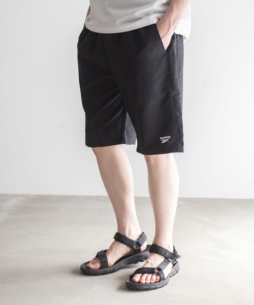 Reebok 水着 エンボスサーフトランクス「耐塩素加工 水陸両用