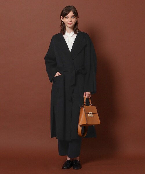 DRESSTERIOR ノーカラーコート セレモニーにも】ノーカラーコート（ノーカラーコート） | DRESSTERIOR