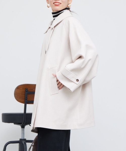 「Chez toi」 コート FREE ブラウン レディース_画像7