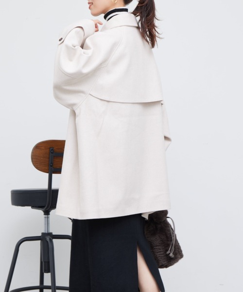 「Chez toi」 コート FREE ブラウン レディース_画像8