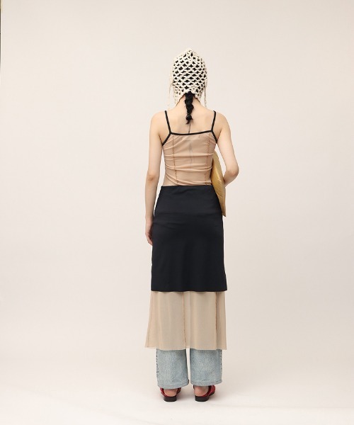 leinwande ラインヴァンド コンビネーションキャミ leinwande（ラインヴァンド） ワンピース 「leinwande」Mesh