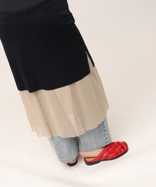 leinwande（ラインヴァンド） ワンピース 「leinwande」Mesh
