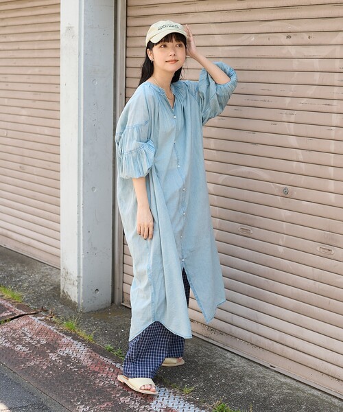 Freak's Store  Heardmans  シャツワンピース FREAK'S STORE（フリークスストア） シャツワンピース : ZOZOTOWN