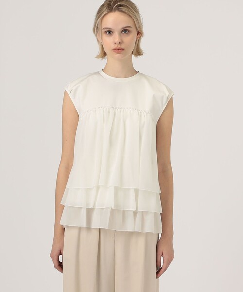 Ballsey tシャツ ジャージーコンビ ティアードプルオーバー