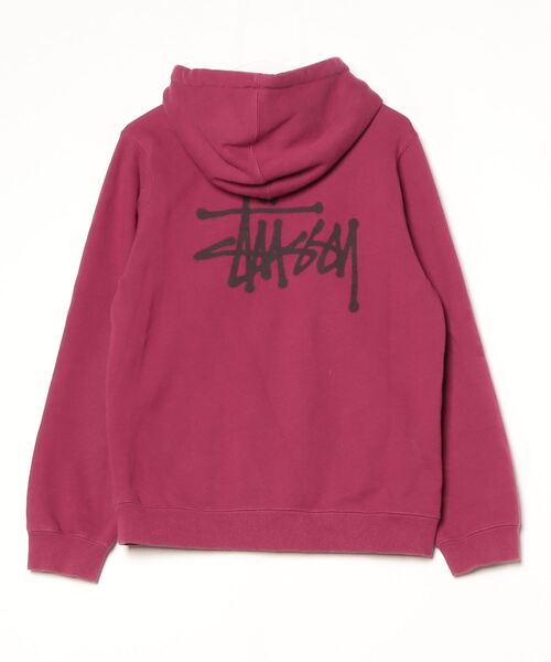 Stussy ピンク パーカー Mサイズ STUSSY 「STUSSY」 プルオーバーパーカー M ピンク メンズ