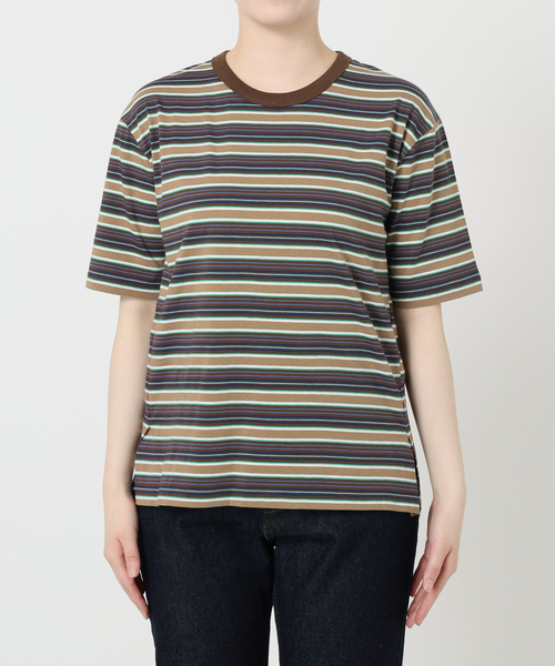 最安 SLOBE IENA ZOZOTOWN : レディース マルチボーダーTEE tシャツ トップス