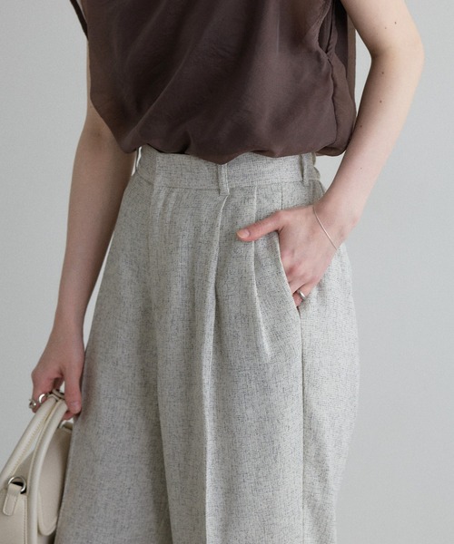 &. NOSTALGIA（ノスタルジア） パンツ 「ZOZO限定」ミックスツイード