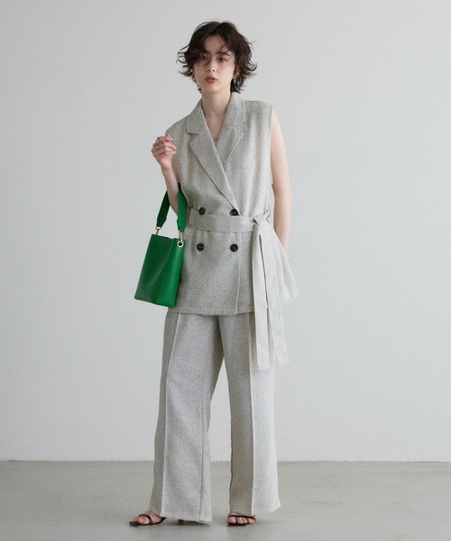 &. NOSTALGIA（ノスタルジア） パンツ 「ZOZO限定」ミックスツイード