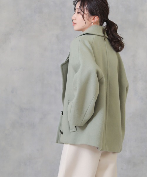 Gready Brilliant」 チェスターコート 38 グリーン レディース 試着