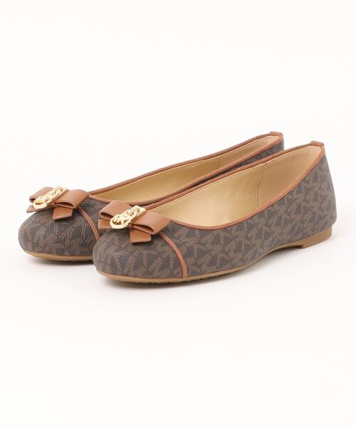 【新品】MICHAEL KORS シューズ 23.5 バレエシューズ パンプス MICHAEL KORS バレエシューズ パンプス HONEY - MKシグネチャー