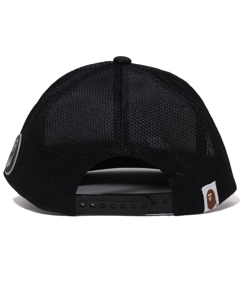 A BATHING APE 「A APE」 メッシュキャップ FREE グレー メンズ