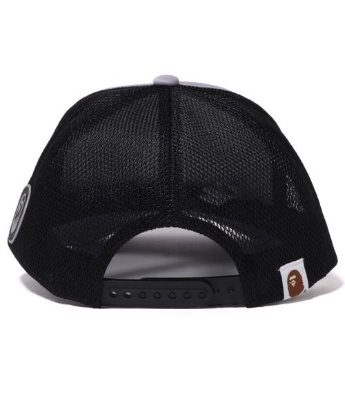 A BATHING APE 「A APE」 メッシュキャップ FREE グレー メンズ