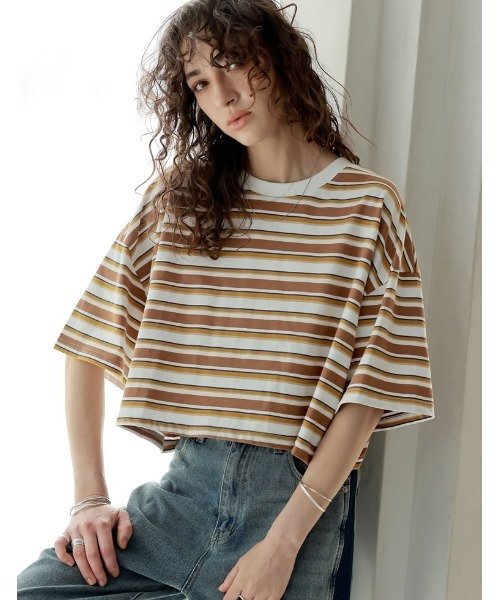 Re:EDIT（リエディ） tシャツ 「2025 SUMMER COLLECTION」綿天竺マルチ