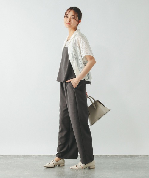 新品　グローバルワーク　グレー 冷感サロペット Tシャツセット　Mサイズ GLOBAL WORK サロペット オーバーオール 冷感サロペ＊Tシャツ