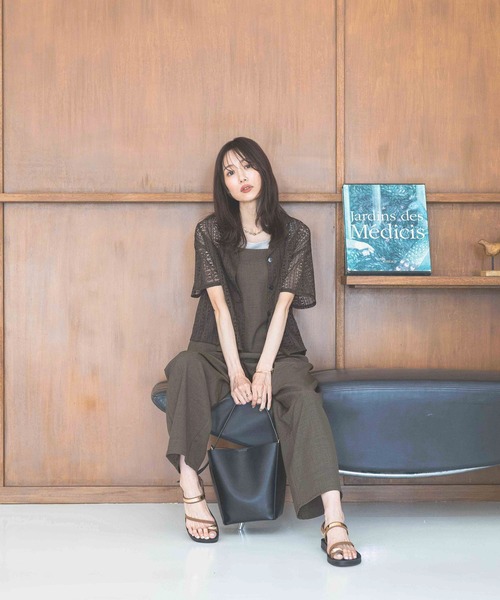 GLOBAL WORK｜冷感サロペ*Tシャツセット/495699 | Rakuten