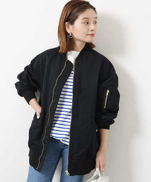 「JOURNAL STANDARD」 ジップアップブルゾン 38 グレー レディース_画像2