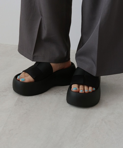 ★UNIF★ プラットフォーム　サンダル　厚底　◆新品未使用◆値下げ中 フューティアランド Futier Land もちふわっ厚底