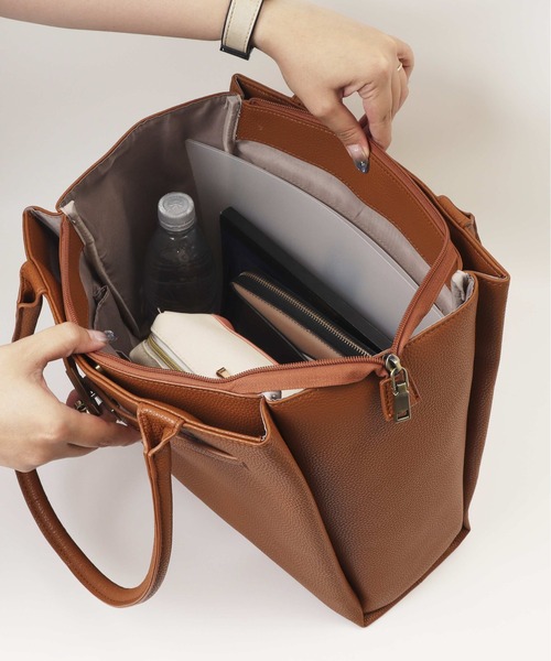 LIZDAYS トートバッグ PU レザートートバッグ Grace by