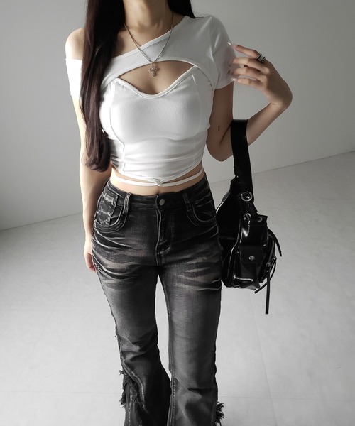 me+em select（ミームセレクト） tシャツ 半袖 レディース : ZOZOTOWN