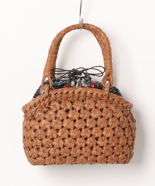 白川郷　国産蔓使用　匠の技　職人手編み　連続網代編み　山葡萄籠バッグ 白川郷 国産蔓使用 匠の技 職人手編み 連続網代編み 山葡萄籠