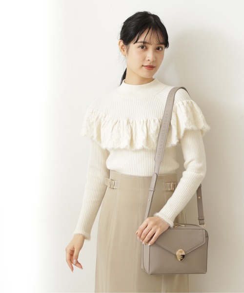 [送料無料] JILLSTUART ベージュ 単色ショルダーバッグ JILL by STUART 「JILL STUART」 ショルダーバッグ FREE