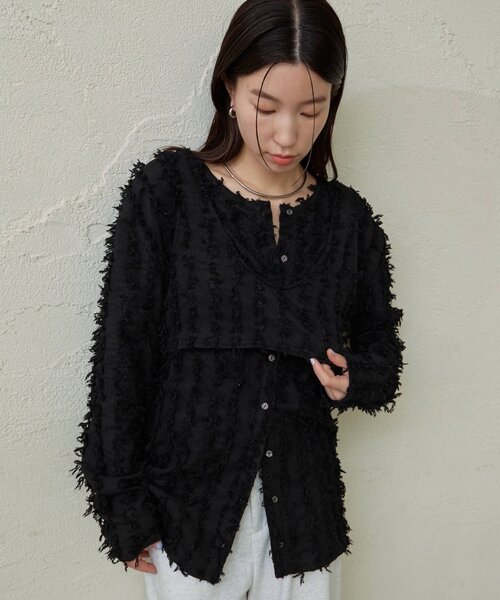 tシャツ カーデビスチェSET レディース