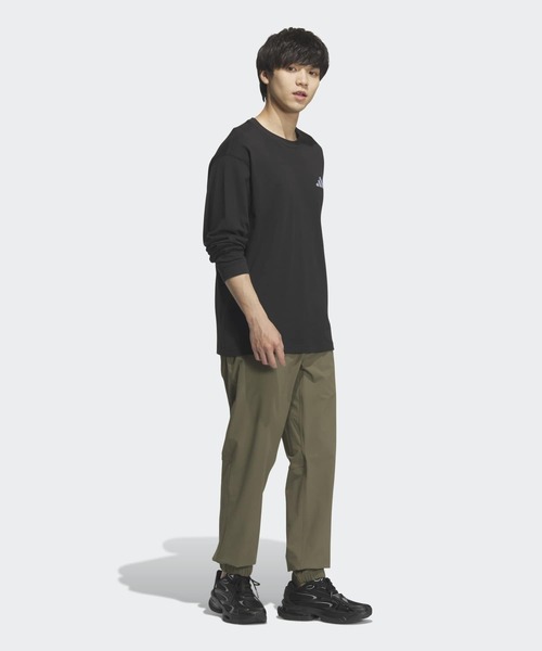 【adidas】グラフィックロゴ ジョガーパンツ ブラック/ 送料無料 adidas アディダス ロングパンツ ジョガーパンツ メンズ ワー