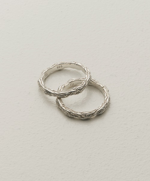 指輪 リング 「Fauvirame」Log Twin Rings レディース メンズの画像