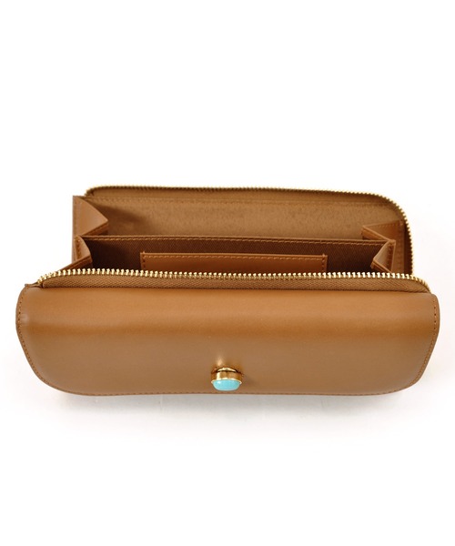 「perche」 財布 FREE ゴールド レディース_画像5