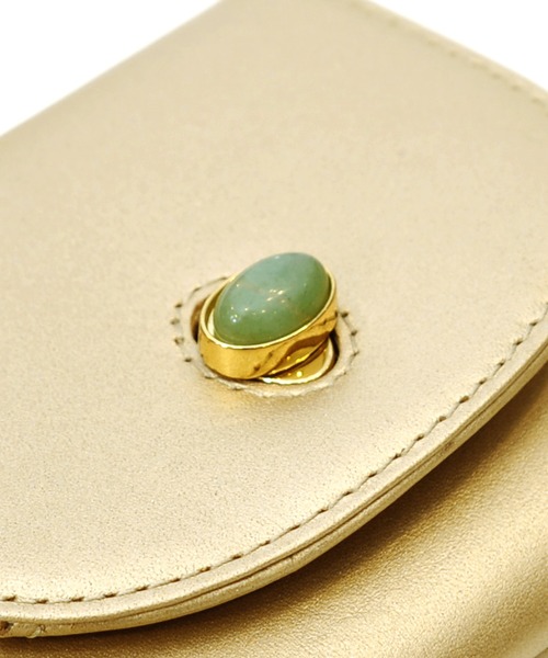 「perche」 財布 FREE ゴールド レディース_画像6