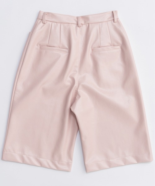 MAISON SPECIAL（メゾンスペシャル） パンツ Leather Shorts/レザー
