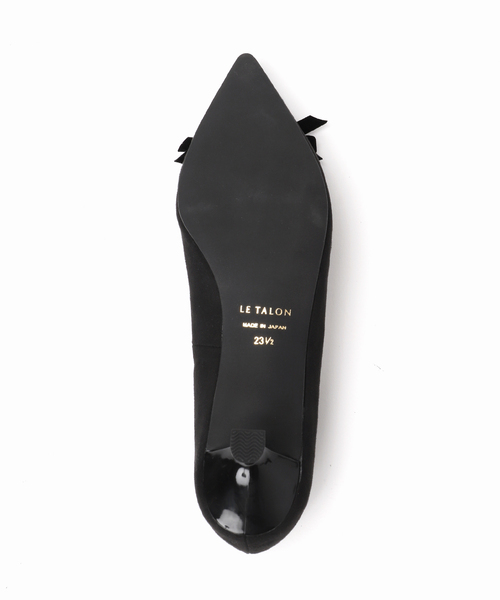 LE TALON（ル タロン） パンプス 4.5cmポインテッドダブルリボン