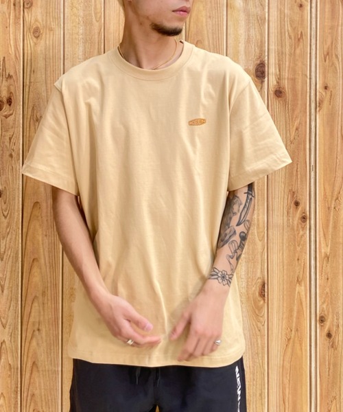 「KEEN」 半袖Tシャツ S ホワイト メンズ