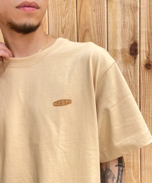 「KEEN」 半袖Tシャツ S ホワイト メンズ
