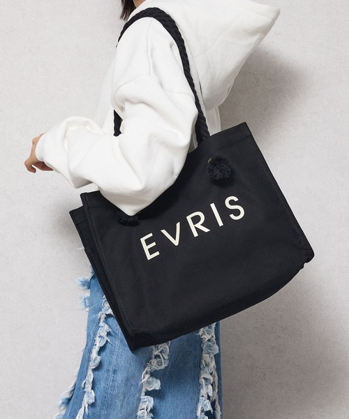 EVRIS（エヴリス） トートバッグ 「EVRIS/エヴリス」ロゴファブリック