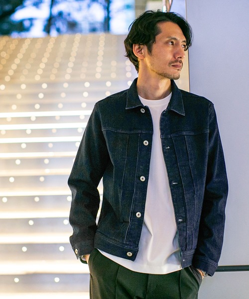 NANO universe（ナノ・ユニバース） デニムジャケット M グレー メンズ